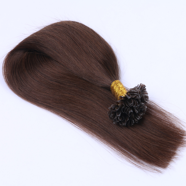 Natural u tip cheap human hair extensions hair with factory price JF342